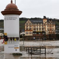 Izlijevanje rijeke Moselle u Bernkastel-Kues