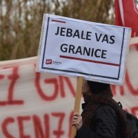 Zajednički prosvjed Radničke fronte i slovenske Levice