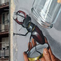 'Off you go', mural u Sisku