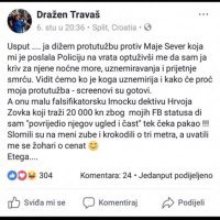 Prijetnje Hrvoju Zovku