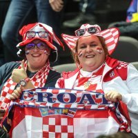 Navijači na utakmici Island - Hrvatska