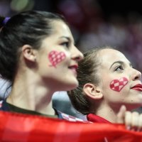 Navijači na utakmici Island - Hrvatska