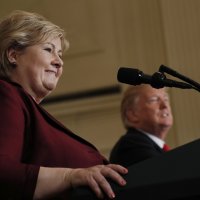 Premijerka Erna Solberg s Donaldom Trumpom