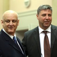 Ljubo Ćesić Rojs s Frankom Vidovićem