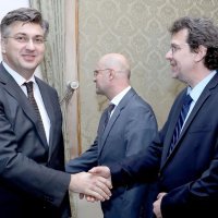 Andrej Plenković, Slaven Bačić, Tomislav Žigmanov