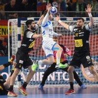 Slovenija - Španjolska (Eduardo Gurbindo, Miha Zarabec, Gedeon Guardiola)