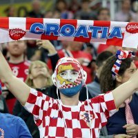 Hrvatski navijači na utakmici Hrvatska - Francuska (03)