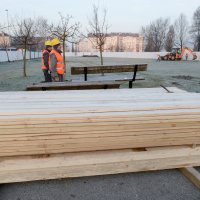 Radovi na izgradnji tržnice Dubec
