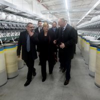 Predsjednica Kolinda Grabar Kitarović posjetila je tvrtku Predionica Klanjec