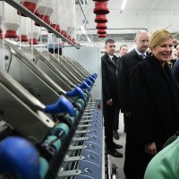 Predsjednica Kolinda Grabar Kitarović posjetila je tvrtku Predionica Klanjec