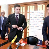 Konferencija za novinare Mosta nezavisnih lista u Hrvatskom saboru