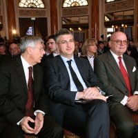 Marijan Hanžeković i Andrej Plenković