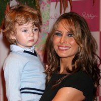Melania i Barron Trump