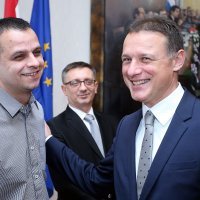 Predsjednik Sabora s dobitnicima nagrade 'Ponos Hrvatske'