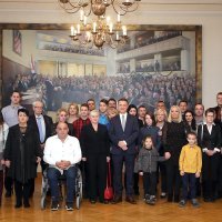 Predsjednik Sabora s dobitnicima nagrade 'Ponos Hrvatske'