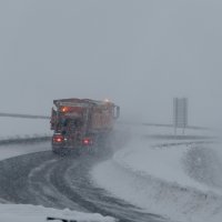 Zimski uvjeti na autocesti A1 izmedju čvorova Sveti Rok i Karlovac.