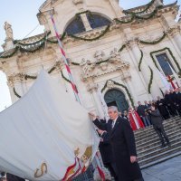 Spuštanjem barjaka ispred zborne crkve završila je 1046. Festa svetoga Vlaha