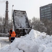 Snijeg zatrpao Moskvu