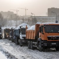 Snijeg zatrpao Moskvu