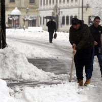Snijeg je zabijelio i Varaždin