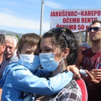 Prosvjed stanovnika iz okolice Karepovca 2014.