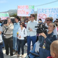 Prosvjed stanovnika iz okolice Karepovca 2014.