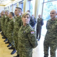 Kolinda Grabar Kitarović s najboljim vojnicima