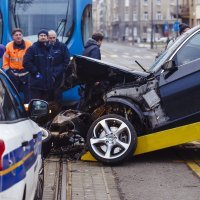 Prometna nesreća BMW