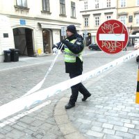 Jako policijsko osiguranje u centru grada