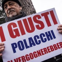 Prosvjedi protiv poljskog zakona u Rimu