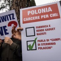 Prosvjedi protiv poljskog zakona u Rimu