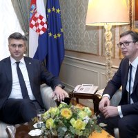 Andrej Plenković i Aleksandar Vučić