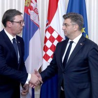 Andrej Plenković i Aleksandar Vučić