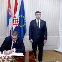 Andrej Plenković i Aleksandar Vučić