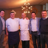 Braća Chiavalon s chefovima Barbisem i Žgombicem i gastronom Darkom Matosicem