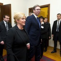 Kolinda Grabar Kitarović i Aleksandar Vučić u HGK
