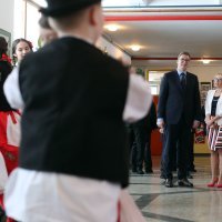 Aleksandar Vučić u Osnovnoj školi u Vrginmostu