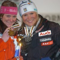 Janica Kostelić i Anja Parson (1)