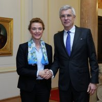 Šefica hrvatske diplomacije Marija Burić Pejčinović primila slovačkog kole gu Ivana Korčoka