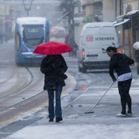 Snijeg u Zagrebu