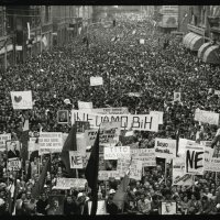 Manifestacija za mir u Titovoj, Sarajevo