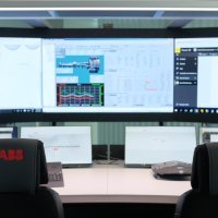 Extended operator workplace at ABB Ability Collaborative Operation Center, Genoa, Italy