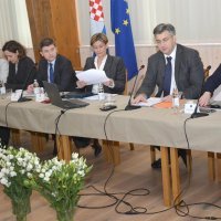 Premijer Plenković na 4. sjednici Savjeta za Slavoniju, Baranju i Srijem