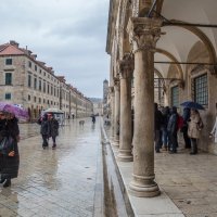 Zalepršale prve snježne pahulje u Dubrovniku