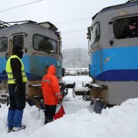 Uprava HŽ Infrastrukture obišla snjegočistačem dionicu Ogulin - Moravice