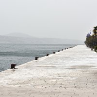 Snijeg na šibenskoj rivi