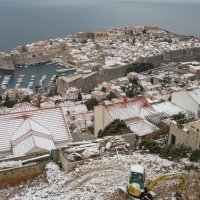 Snijeg u Dubrovniku