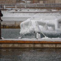 Led okovao brodice na Jadranu