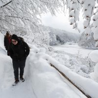 Zimska idila na Plitvicama