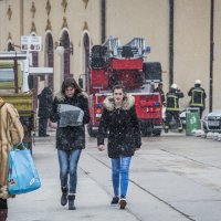 Snijeg pada u Šibeniku